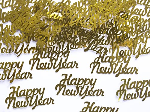 Happy New Year Konfetti 4x2cm 3g Tischdeko Silvester
