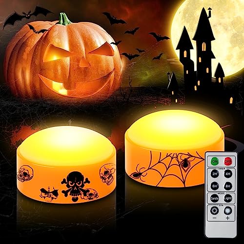 Candle Idea 2 St Ck Halloween Led K