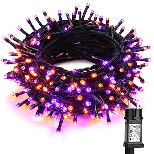 Philzops Halloween Deko Lichterkette Outdoor 20m 200 Led