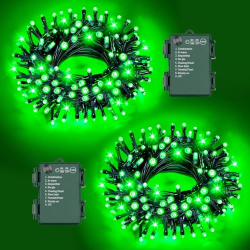 Ffzzkj Halloween Lichterkette Batterie Insgesamt 100led 10m Mit