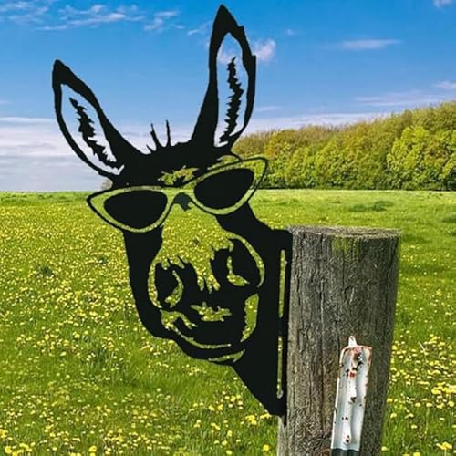 280 X 290mmgartendeko Rost Schwarz Rostige Silhouette Metall