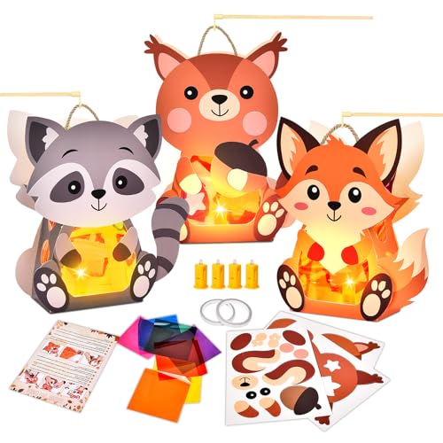 Herenear 3 St Ck Laternen Bastelset Kinder Sankt