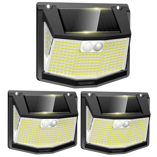 Tecknet Solarlampen F R Au En Mit Bewegungsmelder