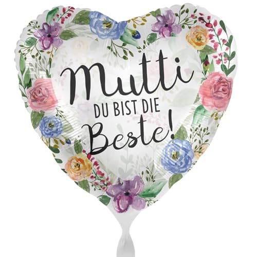 Folienballon F R Mama Mutti Du Bist Die