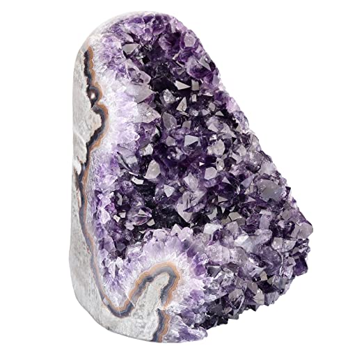 Nupuyai Amethyst Druse Gro Kristall Rohstein Dekoration Nat