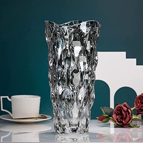 Glas Blume Vase 24cm Hohe Moderne Minimalistische Glasvase