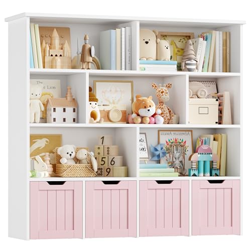 Forehill Kinderregal Mit Boxen Auf Rollen Kinderb Cherregal