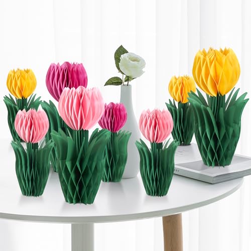 Sunbeauty 8 St Ck Tulpen Wabenb Lle Dekoration