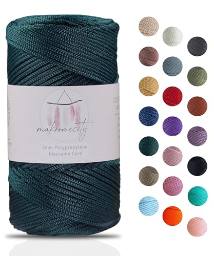 Makromecity Makramee Garn 2mm X 115m Premium Polyester