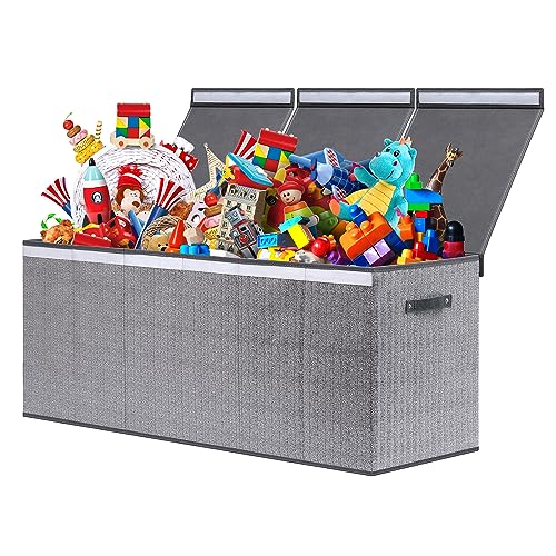 Eluchang Aufbewahrungsbox Mit Deckel Kinder 147l Gro E