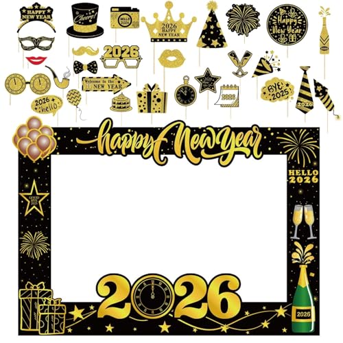 Silvester Deko Set 2026 30 St Ck Silvester