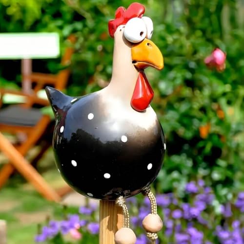 Yfjsml Keramik Huhn Gartendeko Deko Garten Handarbeit Huhn