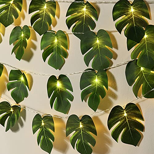 Monstera Leaf Lichterkette 2 St Ck 20 Led
