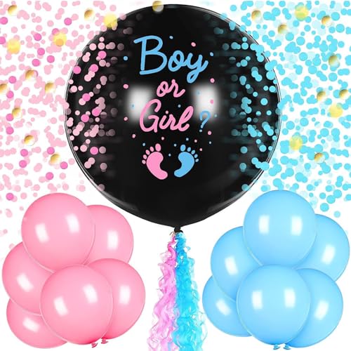 Viky 27 Stk Gender Reveal Party Deko Set