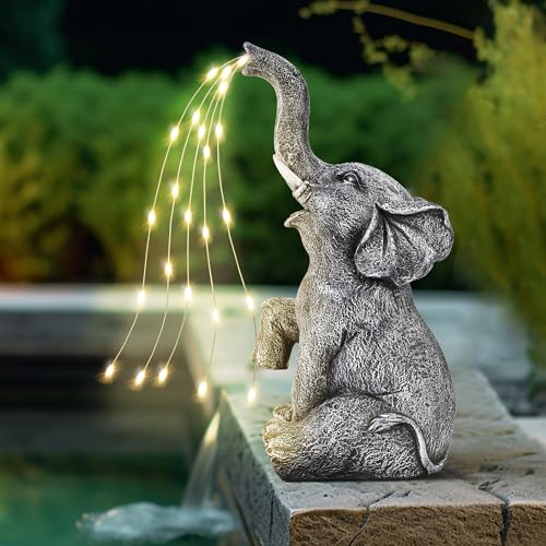 Gigalumi Elefanten Statue Gartendeko Bew Sserung Elefant Figur