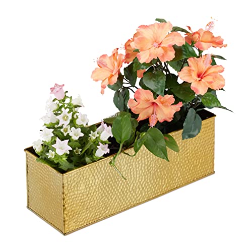 Relaxdays Blumenkasten F R Innen Pflanzk Bel Metall