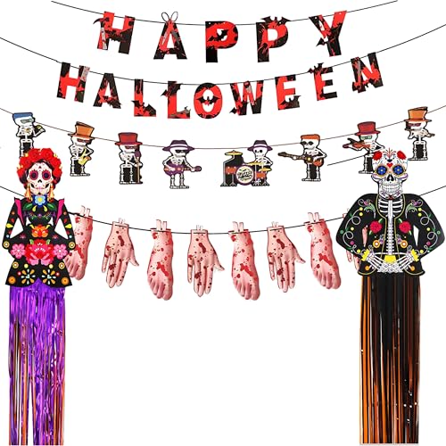 Halloween Deko Set Tag Der Toten Beidseitig Bedruckte