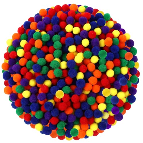 Sepglitter 1000 St Ck Bunte Pompons Zum Basteln