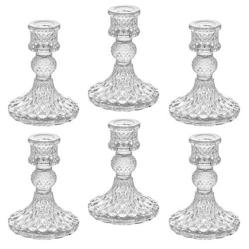 Kerzenhalter Aus Transparentem Glas Klare Kerzenhalters F R