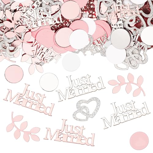 Goldrock Just Married Deko Hochzeit Tischdeko Herzen Deko