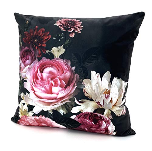 Heimtexland Art Deco Kissenh Lle Samt Velour Bedruckt