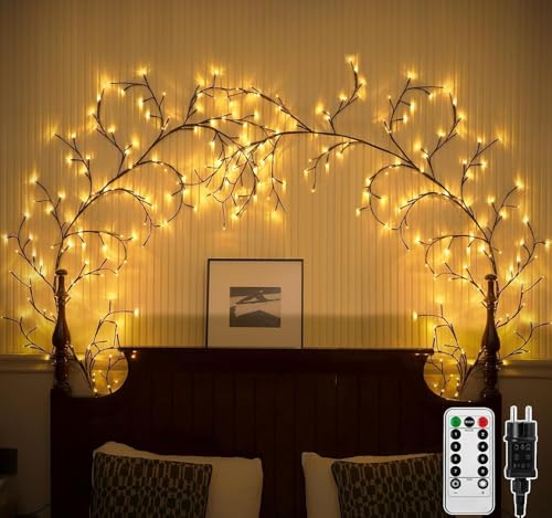 Ciskotu Lichterkette Willow Vine Mit Stecker 144 Leds