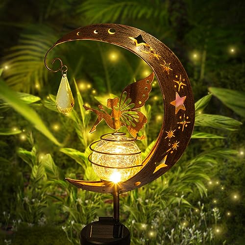 Mond Solarleuchten Garten Im Freien Freien Solarlampe F