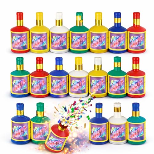 Pyroheld Party Schampus Popper 20er Set Bunte Schampusknaller