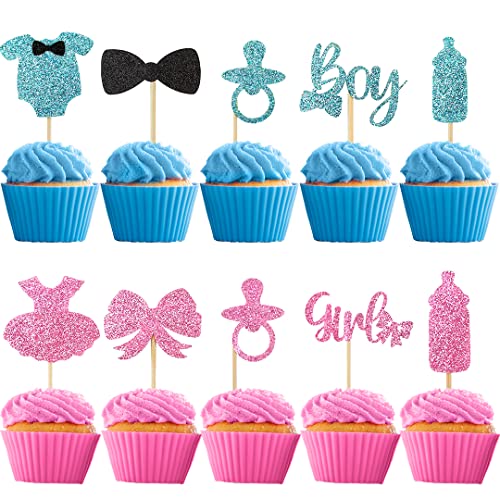 Tortendeko Babyparty 30 St Ck Boy Or Girl
