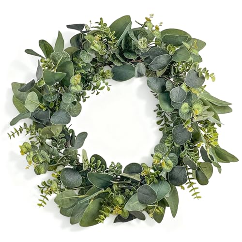 Goviraye 60cm Premium Eukalyptuskranz Mit 4 Blattstilen Luxus