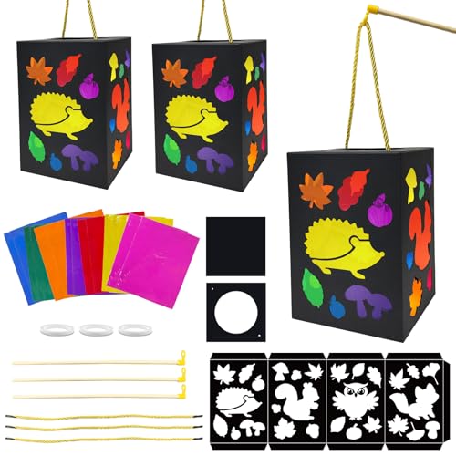 Joyease Laternen Bastelset 3 St Ck Diy Waldtiere