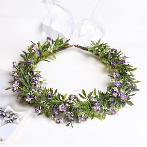 Boho Blumenkranz K Nstliche Blumen Krone Braut Kopfschmuck