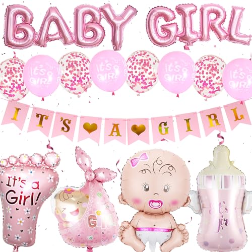 Xietaea Babyparty Deko M Dchen Rosa 31 St