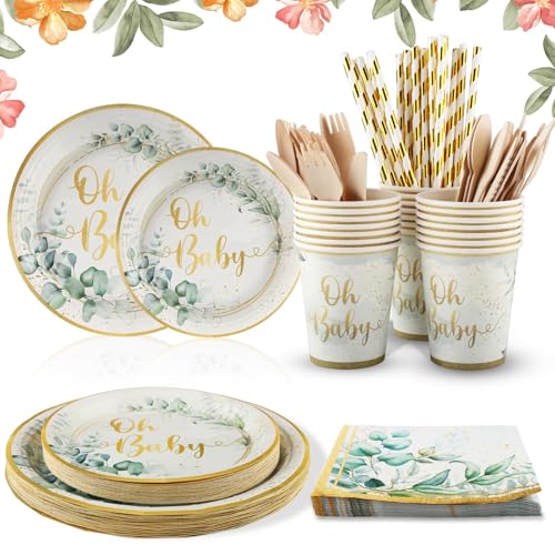 Baby Partygeschirr Vexillic 200 St Ck Pappteller Geburtstag