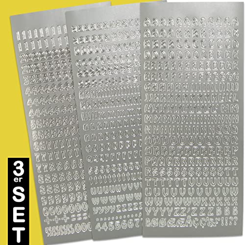 Wikakerzen Sticker Buchstaben Set Gro Und Kleinbuchstaben Mit