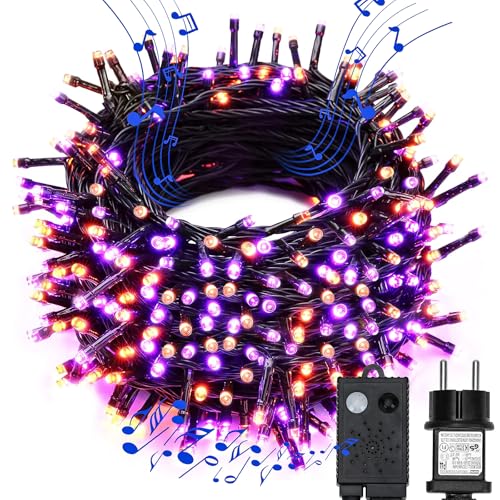 Maggift Halloween Lichterkette 35m 300 Led Halloween Deko
