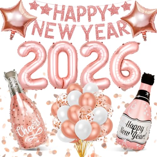 Silvester Deko 2026 Xxl Dekoration Set Neujahr Silvesterdeko