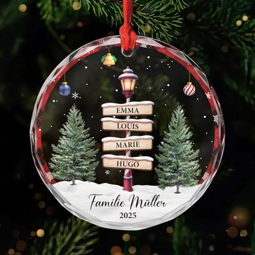 Geschenke Mall Personalisiertes Ornamente Die Familie Weihnachtskugel Mit