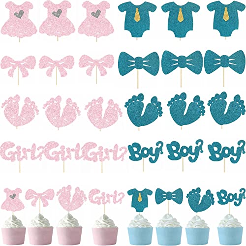 Kiwochy Junge Oder M Dchen Cupcake Topper Glitzer