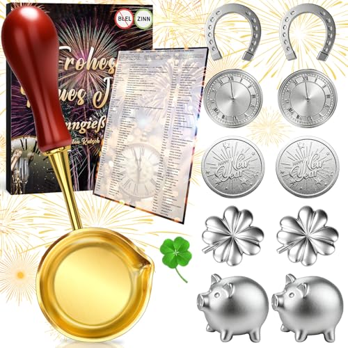 Zinngie En Silvester Spiele Set 2026 Mit 10