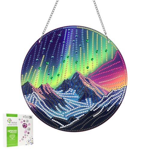 Lomsioy Diamond Art Hanging Kit For Adult Aurora