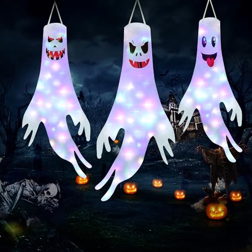 Moxled 3 St Ck Halloween Deko Outdoor 120cm