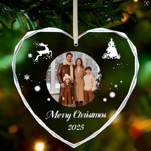 Umitive Personalisiertes Weihnachtsbaum Deko Mit Foto Text Individuelle