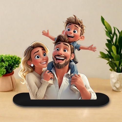 Werwaes Personalisiertes Cartoon Foto Geschenk Individueller Foto Zu