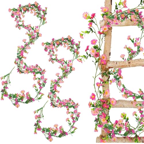 Treabear 2pcs Rosenrot G Nsebl Mchen Deko Blumengirlande