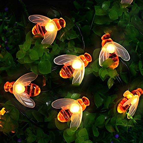 50 Led Solar Lichterkette Aussen Bienenlichterketten 7m 24ft