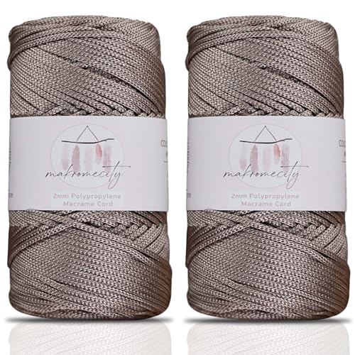 Makromecity Makramee Garn 2mm X 230m Premium Polyester