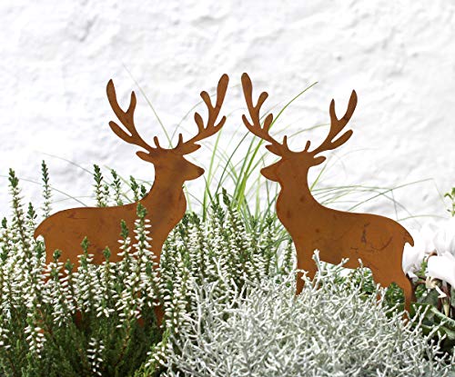 Lb H F Lilienburg 2er Set Hirsch Weihnachtsdeko