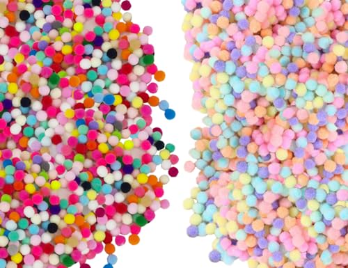 Lhbwhiz 600 St Ck Pompons Bunt Klein Filzkugeln