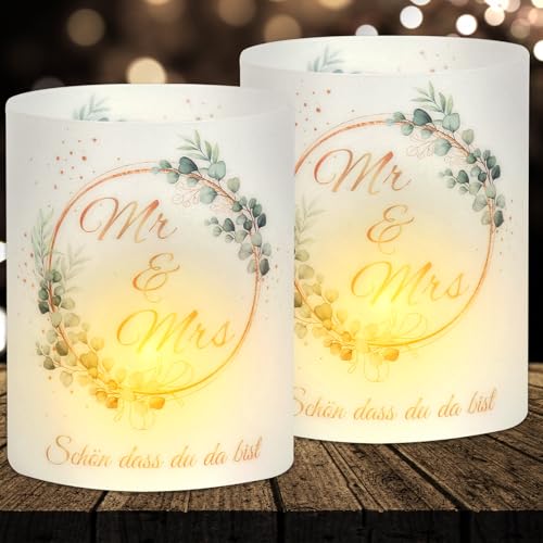 16 Windlicht Tischdeko Hochzeit Hochzeitsdeko Tisch Teelichter Deko